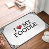 Abipuir Classroom Welcome Mat I Love My Foodle Doormat Retro Rug Summer Welcome Mat (Color : Colour, Size : 65X90CM) view 1