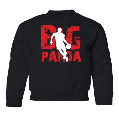 superhotapparel Washington Panda Basketball Star Player Beal Youth Crewneck Sweatshirt (Black, Youth Large)