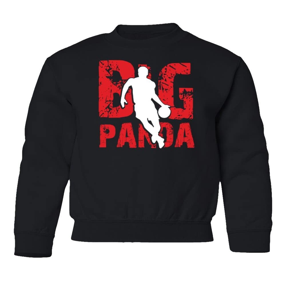superhotapparel Washington Panda Basketball Star Player Beal Youth Crewneck Sweatshirt (Black, Youth Large)