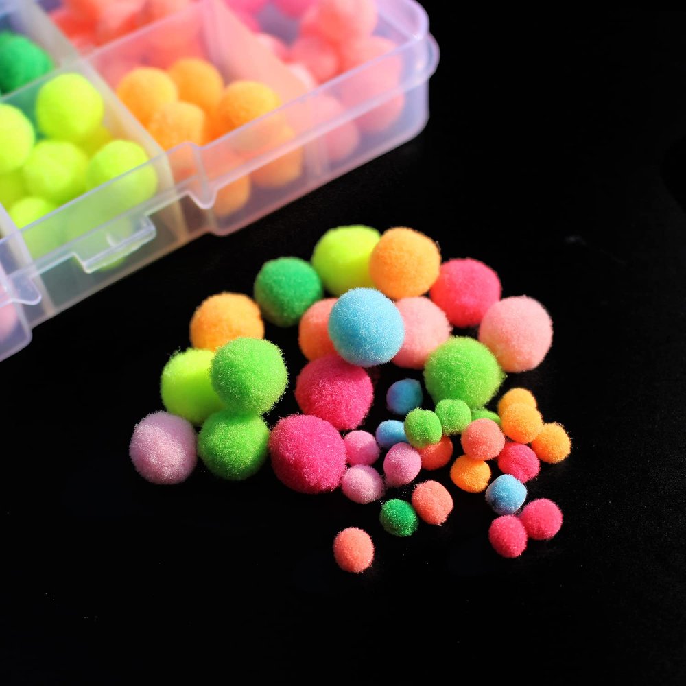 Tigofly 1 Box 10 UV Colors 2 Sizes Egg Glo Bug Fly Fishing Trout Egg Fly Tying Materials (Small 0.5cm)