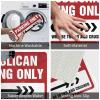 Door Mats Outdoor Funny Republican Parking Only Rug Door Mats Outdoor Funny Fall Kitchen Mat (Size : 65X90CM) view 3