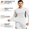 CL Thermal Underwear Long Johns for Men,Hunting Gear Sport Top and Bottom Set Winter Base Layer Long Underwear for Outdoor view 2