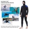 DEHAI 5mm Wetsuit Mens Neoprene Diving Wet Suits Long Sleeve Back Zipper Full Body Thermal Swimsuit in Cold Water Keep Warm for Swimming Scuba Surfing view 2