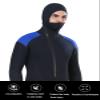 DEHAI 5mm Wetsuit Mens Neoprene Diving Wet Suits Long Sleeve Back Zipper Full Body Thermal Swimsuit in Cold Water Keep Warm for Swimming Scuba Surfing view 4