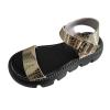 Flat Platform Sandals for Women Dressy,Open Toe Buckle Ankle Strap Espadrilles Flatform Wedge Casual Sandal view 3