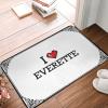 Abipuir Classroom Welcome Mat I Love Everette Doormat Retro Rug Summer Welcome Mat (Color : Colour, Size : 40X60CM) view 1
