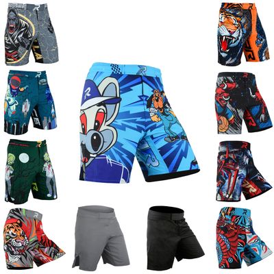 Roar Kids Mixed Martial Arts MMA Shorts BJJ Cross Training Gym Boxing Grappling Kickboxing Muay Thai Workout Shorts (Y-Large, SkyBlue)