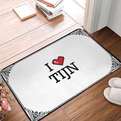 Abipuir Doormat Rug I Love Tijn Doormat Small Outdoor Rug Farm Kitchen Rug (Color : Colour, Size : 65X90CM)