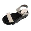 Flat Platform Sandals for Women Dressy,Open Toe Buckle Ankle Strap Espadrilles Flatform Wedge Casual Sandal view 2