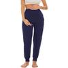 WiWi Women's Viscose from Bamboo Maternity Pants Soft Over The Belly Pregnancy Leggings High Waist Stretchy Bottoms S-XL, Navy, X-Large view 3
