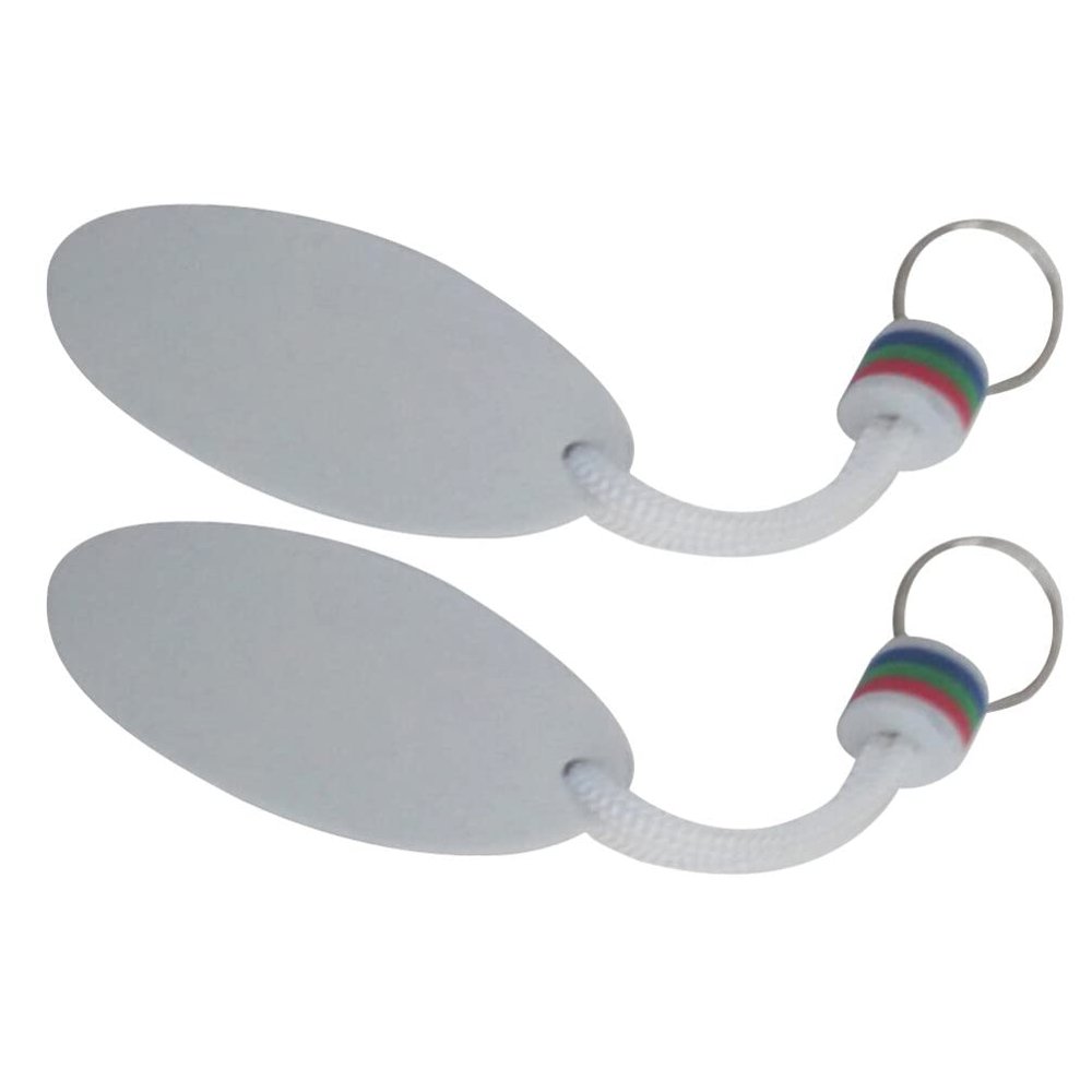 VANZACK Floating Key Chain EVA Floating Keychain Water Buoyant Keychain Key Chain for Kayak Canoe Marine Swim, 2 Pieces Floating Keyring