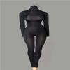 1/6th Sodier Clothes Black High-Elastic Tights Jumpsuits for 12" Femaleno Figure view 1