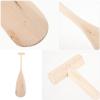 BESPORTBLE Kid Boat Oar Wooden Paddle Unfinished Oar for .5 Inch Unfinished Wood Paddle with Oar Shape for Canoes Oar Child Boat Paddle view 3