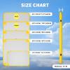GONFLABLE Inflatable Floating Dock for Adult, 12x6ft Inflatable Swimming Water Platform Raft with Air Pump& Carry Bag, Floating Island Mat for Pool Lake Beach Ocean (Yellow, 12 x 6ft) view 2