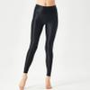 iiniim Women's Glossy Oil Yoga Pants Tights Training Sports Fitness Leggings Pantyhose High Waist Pants Black Medium view 2