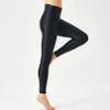iiniim Women's Glossy Oil Yoga Pants Tights Training Sports Fitness Leggings Pantyhose High Waist Pants Black Medium view 3