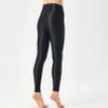 iiniim Women's Glossy Oil Yoga Pants Tights Training Sports Fitness Leggings Pantyhose High Waist Pants Black Medium view 4