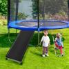 Fuliuna Universal Trampoline Ladder Slide kit, 3 Steps Wide Step Slide Ladder for Trampoline, Trampoline Accessories Include Slide and Ladder, Trampoline Slider for Children Kids Climb Up & Slide Down view 3
