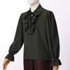 GRACEART Mens Pirate Shirt Ruffle Colonial Shirt Renaissance Poet Shirt Steampunk Vampire Gothic Costume view 2