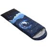 Axolotl Moon Stars Forest Cat Camping Lightweight Warm Portable Waterproof Sleeping Bag with Compression Sack for Backpacking Hiking, Blue, Adults view 4