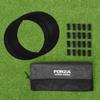 FORZA Agility Rings [Pack of 12] | Soccer Training Equipment | Multi-Sport Agility Ring Set | Speed Ladder Agility Hurdles | Football Training Equipment (Black) view 1