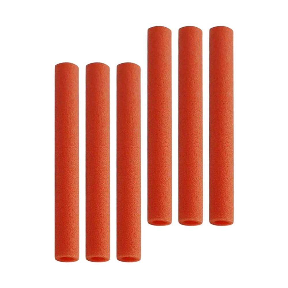 B Baosity 6Pcs Trampoline Pole Foam Sleeves Replacement Lightweight 40cm Trampoline Foam Pole Covers for Children Trampoline Accessories Tube Outdoor, Orange
