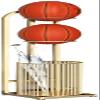 SEVEEZ Commercial Shelves Gold Basketball Racks for Balls/Umbrella/Tennis/Badminton Racket, Basketball Organizer Display Stand Equipment with Baskets (Size : 2 Tier) view 1