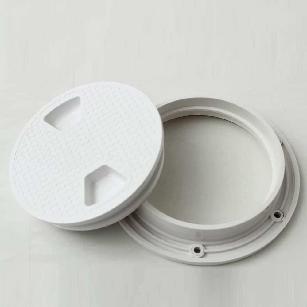 DAGIJIRD Circular Non Slip Hatch Boat Hatch Deck Plate with Detachable Cover Boat/Marine Replacement Parts