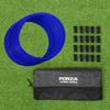 FORZA Agility Rings [Pack of 12] | Soccer Training Equipment | Multi-Sport Agility Ring Set | Speed Ladder Agility Hurdles | Football Training Equipment (Electric Blue) view 1