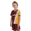 ORKY Kid Custom Soccer Jersey, Boy Personalize Name Futbol Shirt Short Set, Girl Tournament Match Uniform (Burgundy 110cm) view 2