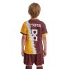 ORKY Kid Custom Soccer Jersey, Boy Personalize Name Futbol Shirt Short Set, Girl Tournament Match Uniform (Burgundy 110cm) view 3