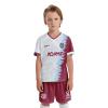 ORKY Kid Custom Soccer Jersey, Boy Personalize Name Futbol Shirt Short Set, Girl Tournament Match Uniform (White 110cm) view 1