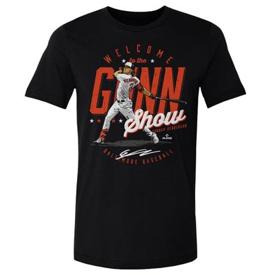 500 LEVEL Gunnar Henderson Shirt (Cotton, XX-Large, Black) - Gunnar Henderson Baltimore The Gunn Show WHT