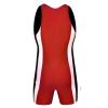 SPALL PRO US Men's Wrestling Suit Mens Wrestling Sprinter Singlet Suit Standard Singlet for Men Wrestling Uniform- Red/Medium view 3