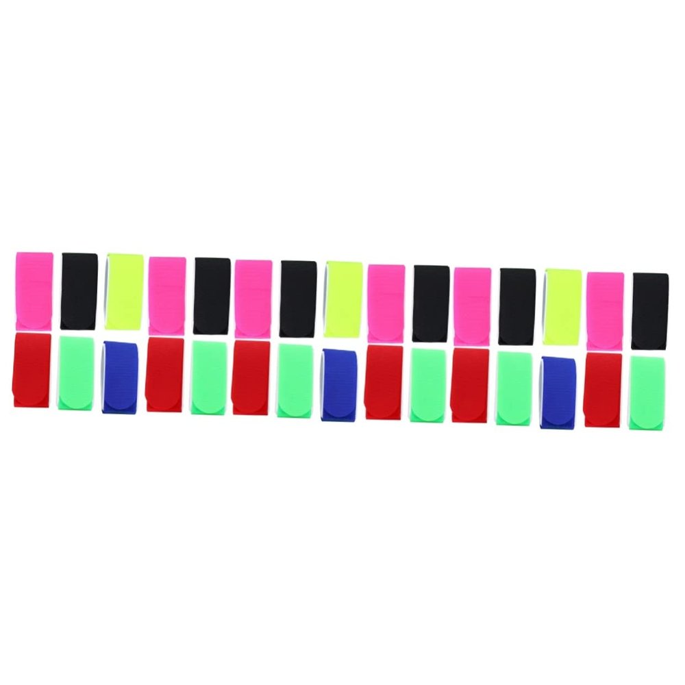 INOOMP 30pcs Ski Fixing Straps Snowboard Carrier Strong Adhesive Comfortable Hand Sling for Outdoor Sledding and Sports