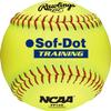 Rawlings | NCAA Soft Poly-Core Fastpitch Training Softballs | 11" & 12" Options | 12 Count view 1
