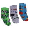 Good Luck Sock Trucks, Helicopters and Race Cars Kids Socks, 3-Pack, 0-12 Months view 1