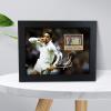 ORIMAMI Signed Raul Soccer Wooden Framed Photo Poster,with 2008 Season Film Display,Cool Collectible Gifts for Real Madrid Fans - 8x6 Inches view 2