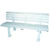 Har-Tru Courtsider Tennis Court Bench - 5 Foot (White) view 1