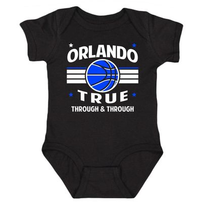 Xtreme Apparrel Orlando Retro Team Kid's Bodysuit for Basketball Fans (Black, 24M)