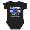 Xtreme Apparrel Orlando Retro Team Kid's Bodysuit for Basketball Fans (Black, 24M) view 1