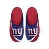 FOCO Men's NFL 2022 Big Logo Color Edge Slipper, New York Giants, Small view 1