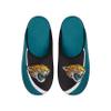 FOCO Men's NFL 2022 Big Logo Color Edge Slipper, Jacksonville Jaguars, Small view 1
