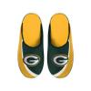 FOCO Men's NFL 2022 Big Logo Color Edge Slipper, Green Bay Packers, Medium view 1