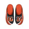 FOCO Men's NFL 2022 Big Logo Color Edge Slipper, Cincinnati Bengals, Medium view 1