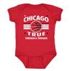 Chicago Retro Team Kid's Bodysuit for Basketball Fans (Red, 24M) view 1