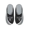 FOCO Men's NFL 2022 Big Logo Color Edge Slipper, Las Vegas Raiders, Medium view 1