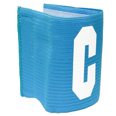 Soccer Captain Armband, Elastic Soccer Team Captain's Arm Band (Sky)