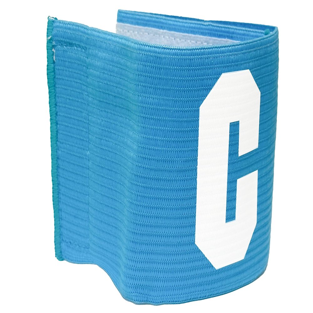 Soccer Captain Armband, Elastic Soccer Team Captain's Arm Band (Sky)