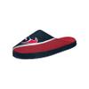 FOCO Men's NFL 2022 Big Logo Color Edge Slipper, Houston Texans, Large view 4